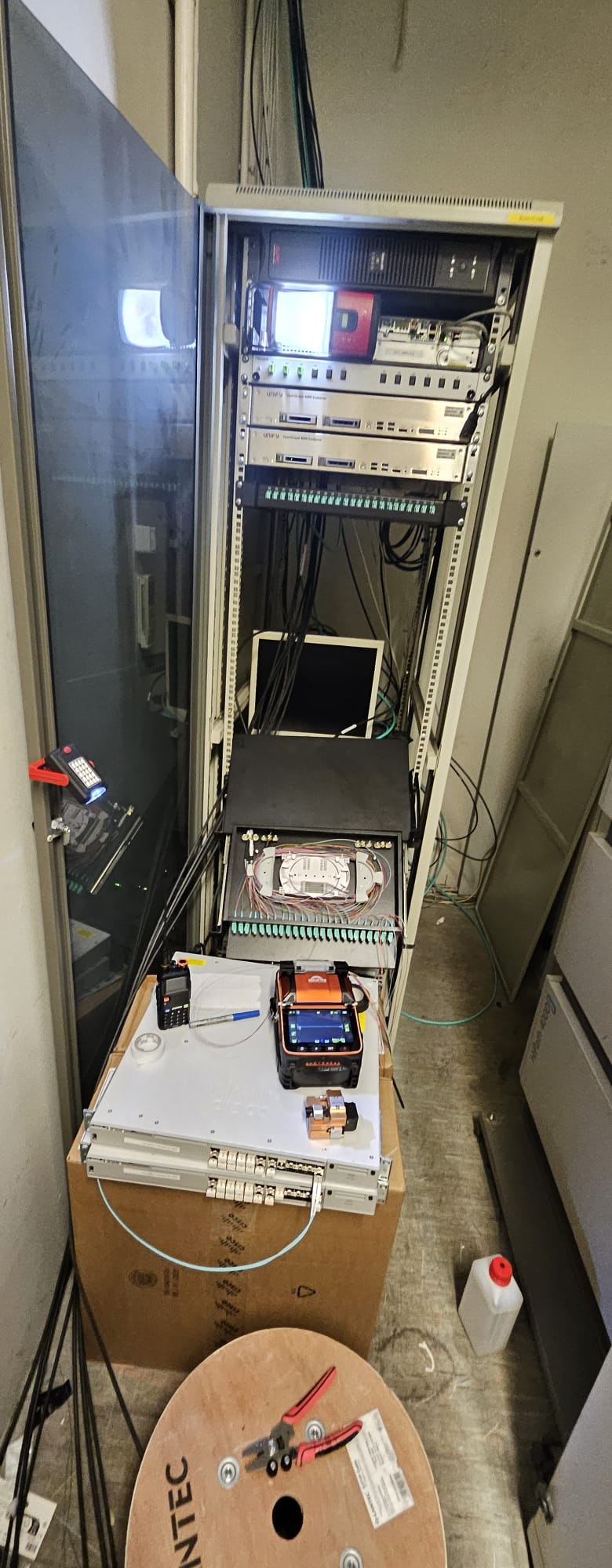Optical Fiber — installation photo 11