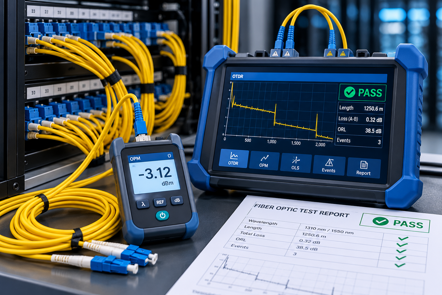Fiber Testing & Certification project